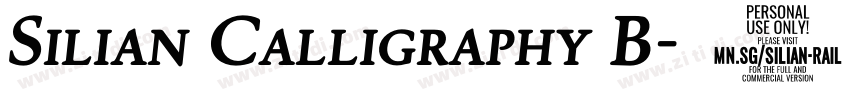 Silian Calligraphy B字体转换